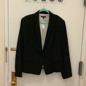 Size 18 Ann Taylor Black Blazer w button detail sleeve - tags on - never worn